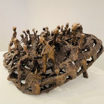 John Behan RHA, Family Coming Ashore, 2020