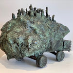 John Behan RHA, Family Coming Ashore, 2020