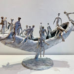 John Behan RHA, Family Coming Ashore, 2020