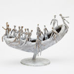 John Behan RHA, Family Coming Ashore, 2020