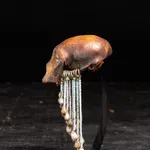 Tusk fragment carved in relief from the Kongo people of the Loango Region, DRC, 19-20th Century