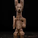 Tusk fragment carved in relief from the Kongo people of the Loango Region, DRC, 19-20th Century