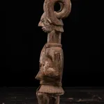 Tusk fragment carved in relief from the Kongo people of the Loango Region, DRC, 19-20th Century