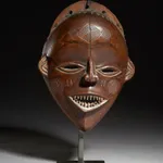 Tusk fragment carved in relief from the Kongo people of the Loango Region, DRC, 19-20th Century