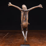 Ibibio Altarpiece Figure with encrusted patina., 1st half 20th C