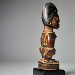 Tusk fragment carved in relief from the Kongo people of the Loango Region, DRC, 19-20th Century