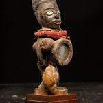 Ibibio Altarpiece Figure with encrusted patina., 1st half 20th C