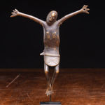 Ibibio Altarpiece Figure with encrusted patina., 1st half 20th C