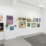 Installation view of Brett Amory's painting 'Bolirat'