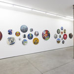 Install photo of Tondo group exhibition