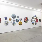 Install photo of Tondo group exhibition