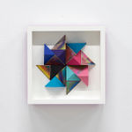 Sean Newport abstract colorful wall sculpture