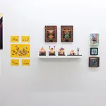 Install photo of "Level Up" group exhibition