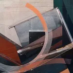 Augustine Kofie abstract painting detail