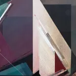 Augustine Kofie abstract painting detail