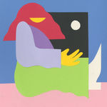 Collage of woman sitting on the ground.