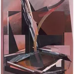 Augustine Kofie abstract work on paper