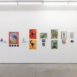 Install photo of "Level Up" group exhibition