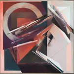 Geometric abstract painting by Augustine Kofie