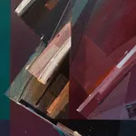 Augustine Kofie abstract painting detail