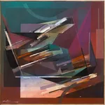 Augustine Kofie abstract painting