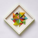 abstract relief assemblage by Sean Newport