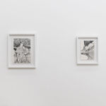 Installation photo of Martine Johanna's drawings at Hashimoto Contemporary Los Angeles