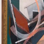 Augustine Kofie abstract painting detail