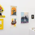 Install photo of "Level Up" group exhibition