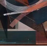 Augustine Kofie abstract painting detail