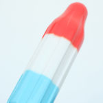 Derrick Adams sculpture "Cool Down" of a sculpture of a Bomb Pop popsicle in on stand