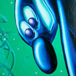 Kenny Scharf, Flores Purple, 2022