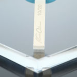 Derrick Adams sculpture "Cool Down" of a sculpture of a Bomb Pop popsicle in on stand