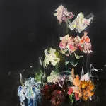 Sage Barnes floral composition arrangement 11 on black