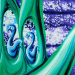 Kenny Scharf, Flores Purple, 2022