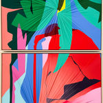 Carrie Gillen stretched fabric painting