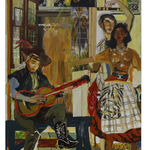 Olivier Souffrant, Woman Behind the Veil, 2026