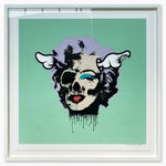 Steeven Salvat, Géranium des bois et Bruant à gorge blanche, 2024