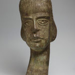 Alexander Archipenko, Bust of a Young Girl (Portrait de Mlle S.), 1909