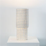 Scott Strickstein, Three Drum Lopez Chandelier (white)