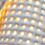 Scott Strickstein, Three Drum Lopez Chandelier (white)