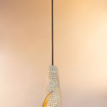 Scott Strickstein, Three Drum Lopez Chandelier (white)