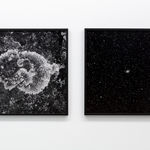 Haines & Hinterding, Lichen and Stars 1 (Glenbrook Gorge / M20 Trifid Nebula), 2021