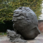 Mark Mander sculpture at Noordbrabants Museum, Netherlands