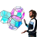 tomas saraceno hanging colorful cloud