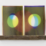 Eliasson tilted glass panes on driftwood