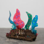 Nathalie Djurberg & Hans Berg’s sculpture.