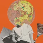 Image of Catachresis on paper #59 (the teeth of the rake, the foot of the mountain, the face of the moon, the tongue of the shoe)