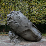 Mark Mander sculpture at Noordbrabants Museum, Netherlands