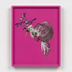 Image of Catachresis on paper #78 (head of radicchio, boca de jarro, teeth of the fork, neck of the bottle)